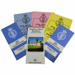 Lot of 1977 Open Championship Spectator Guides & Pairing Sheets 