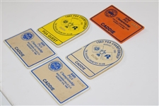 1980, 1982(x2) & 1983 PGA Championship Caddie Badges w/1983 PGA Guest