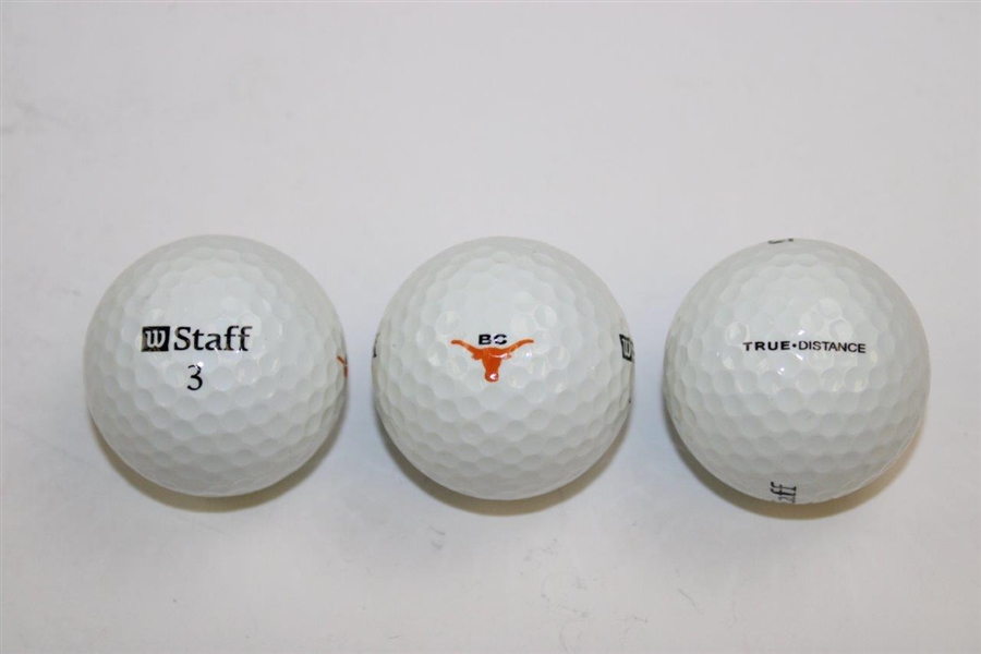 Dozen (12) Wilson Staff Ben Crenshaw Texas Longhorn Logo Golf Balls in Box