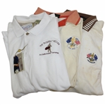Squeeky Medlen Pro-Caddie Tournament Shirt w/Two (2) Ryder Cup European Team Polos