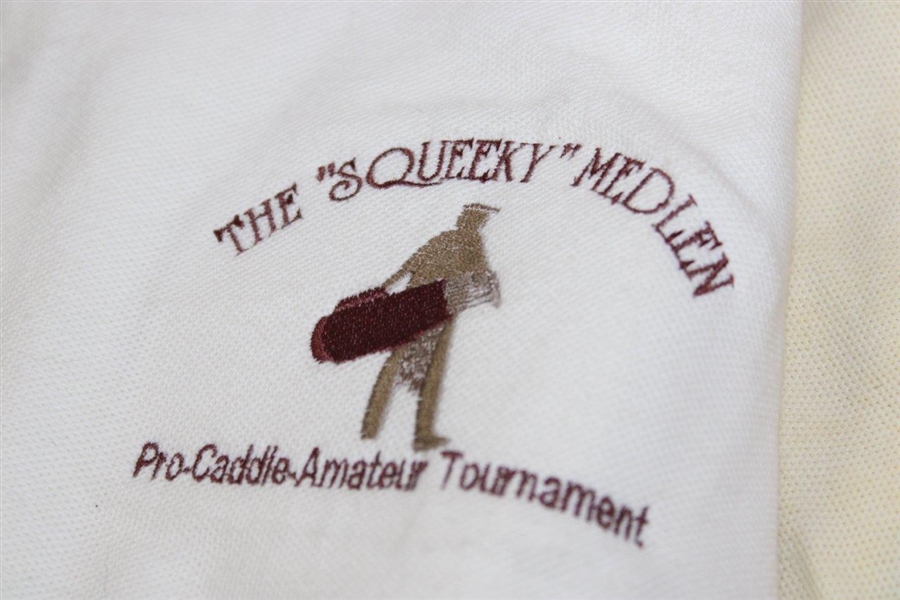 Squeeky Medlen Pro-Caddie Tournament Shirt w/Two (2) Ryder Cup European Team Polos