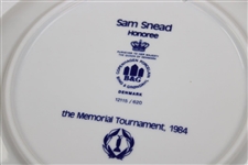Sam Snead Memorial Tournament Porcelain Plate in Original Box