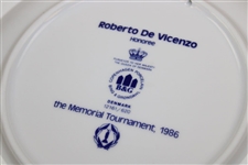 Roberto De Vincenzo Memorial Tournament Porcelain Plate in Original Box
