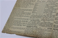 1937 Bobby Jones Masters New York Evening Journal Newspaper 