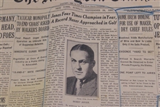 1930 Sep 28Th Bobby Jones Grand Slam New York Times Newspaper 