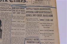1930 Sep 28Th Bobby Jones Grand Slam New York Times Newspaper 