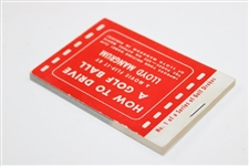 1955 Lloyd Mangrum – How To Drive A Golf Ball Flicker Book