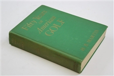 1936 'Fifty Years Of American Golf' 1st Edition Book by H.B. Martin
