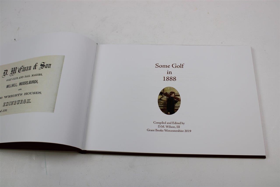 2019 'Some Golf In 1888' 1st Ed Limited to 275 Copies Book by Wilson & Bob Grant