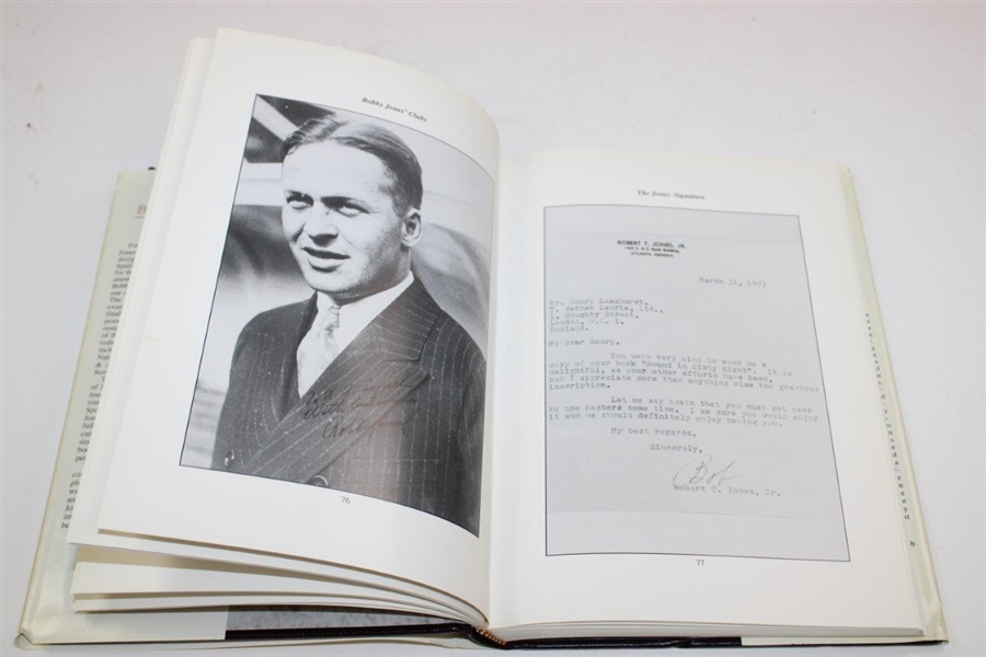 1992 'The History of Bobby Jones’ Clubs 1st Ed Ltd Ed Book Signed by Author Matthew #181/500