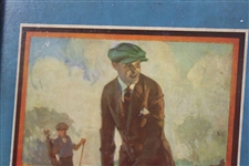 c.1910 Simon Ackerman Clothes Chromolith Ad by Artist Leon Loughridge - Framed