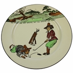 Circa 1900 “All Fools Are Not Knaves” Royal Doulton Plate