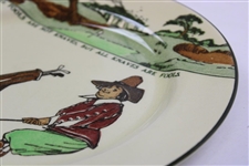 Circa 1900 “All Fools Are Not Knaves” Royal Doulton Plate