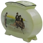 Circa 1900 “Is A Caddy Always Necessary?” Royal Doulton Golf Vessel