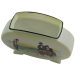 Circa 1900 “Is A Caddy Always Necessary?” Royal Doulton Golf Vessel