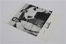 Arnold Palmer Signed Photograph with Ike at Laurel Valley GC JSA ALOA