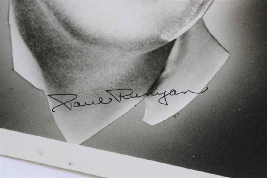1930’s Paul Runyan Signed Vintage Photograph JSA ALOA