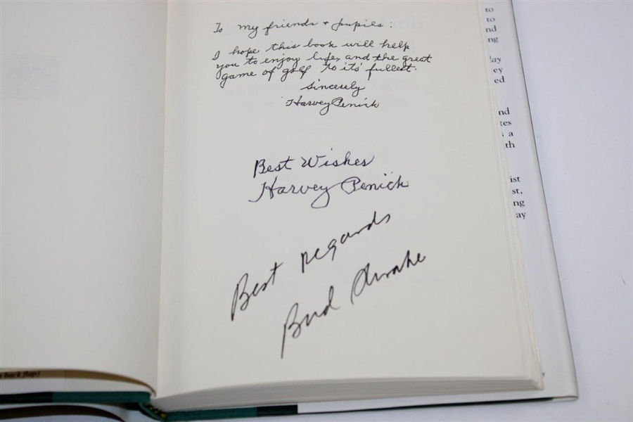 Harvey Penick Signed ‘And If You Play Golf, You're My Friend' 1st Ed Book & Bud Shrake JSA ALOA