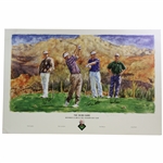 Couples, Watson, Pavin & Jacobsen Signed Limited Edition 1/150 1995 Skins Game Poster JSA ALOA