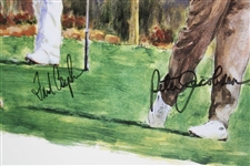 Couples, Watson, Pavin & Jacobsen Signed Limited Edition 1/150 1995 Skins Game Poster JSA ALOA