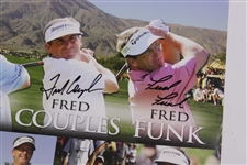 Ames, Daly, Couples & Funk Signed 2006 Skins Game Poster JSA ALOA