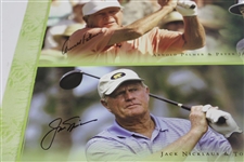 Palmer, Nicklaus, Watson, Player & others Signed 2006 Wendy's Champions Skins Game Poster JSA ALOA