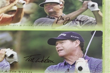 Palmer, Nicklaus, Watson, Player & others Signed 2006 Wendy's Champions Skins Game Poster JSA ALOA