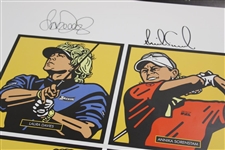 Annika, Davies, Diaz & Webb Signed 2003 ConAgra Foods LPGA Skins Game Poster JSA ALOA