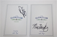Nick Hardy & Davis Riley Signed Golf Balls & Scorecards - Zurich Classic Winners JSA ALOA