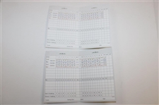Nick Hardy & Davis Riley Signed Golf Balls & Scorecards - Zurich Classic Winners JSA ALOA