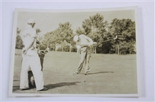 Ralph Guldahl Signed Cut With Alex Morrison Photo JSA ALOA