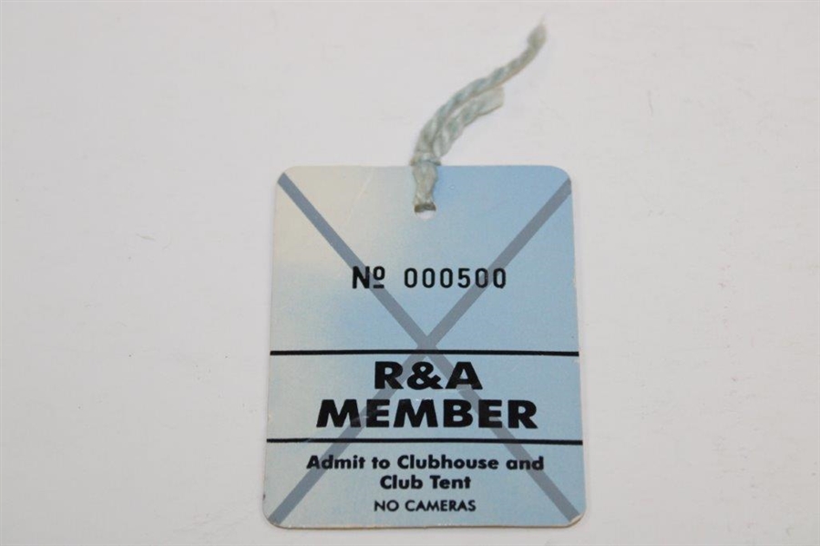 2000 Open Championship R&A Member Ticket