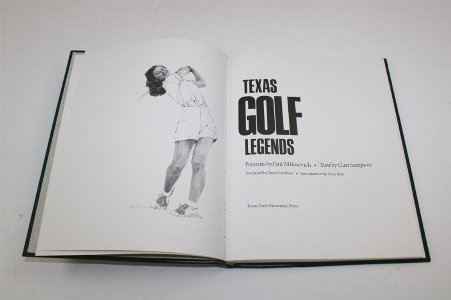Multi-Signed 'Texas Golf Legends' Eagle Edition Book w/ Ben Hogan Byron Nelson ++ JSA ALOA