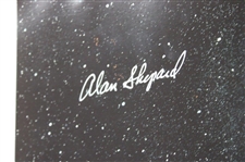 Astronaut Alan Shepard Signed Golf Shot On The Moon 25th Anniv. USGA Poster JSA ALOA