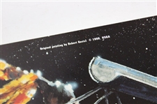 Astronaut Alan Shepard Signed Golf Shot On The Moon 25th Anniv. USGA Poster JSA ALOA