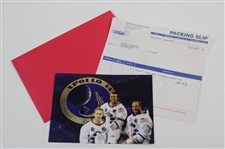 Astronaut Alan Shepard Signed Golf Shot On The Moon 25th Anniv. USGA Poster JSA ALOA