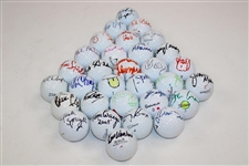 Ken Venturi & 30 Thirty (30) Miscellaneous Signed Signed Golf Balls JSA ALOA