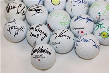 Ken Venturi & 30 Thirty (30) Miscellaneous Signed Signed Golf Balls JSA ALOA