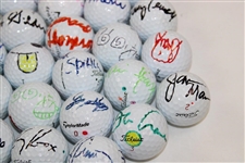 Ken Venturi & 30 Thirty (30) Miscellaneous Signed Signed Golf Balls JSA ALOA
