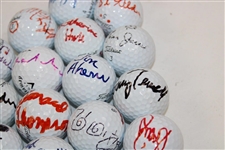 Ken Venturi & 30 Thirty (30) Miscellaneous Signed Signed Golf Balls JSA ALOA