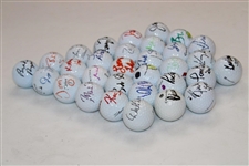 Ken Venturi & 30 Thirty (30) Miscellaneous Signed Signed Golf Balls JSA ALOA