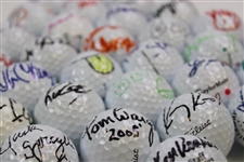 Ken Venturi & 30 Thirty (30) Miscellaneous Signed Signed Golf Balls JSA ALOA