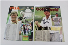 Boros, Love III, Sutton, Player & Six (6) others Signed Magazine Covers JSA ALOA