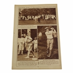 Walter Hagen, Bob Macdonald & Jim Barnes News Article From The Metropolitan Golf Championship