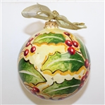 2023 Augusta National Masters Berckmans Place Hand Painted Italian Globe Ornament New in Box