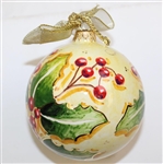 2023 Augusta National Masters Berckmans Place Hand Painted Italian Globe Ornament New in Box