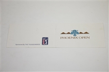 Jim Furyk & Willie Wood Signed 1999 Phoenix Open Official Used Scorecard JSA ALOA
