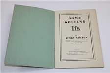 1948 'Some Golfing 'IFS' Book by Henry Cotton