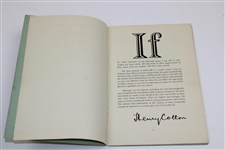 1948 'Some Golfing 'IFS' Book by Henry Cotton