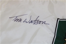 Tom Watson Signed Embroidered The National Golf Club of Kansas City Course Flag JSA ALOA